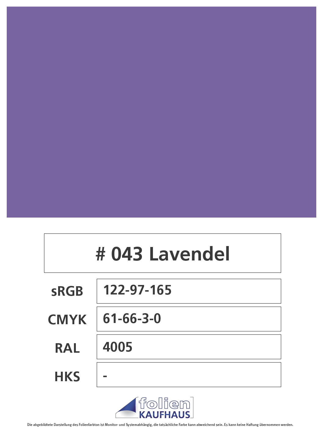 Oracal 751 - 043 Lavendel