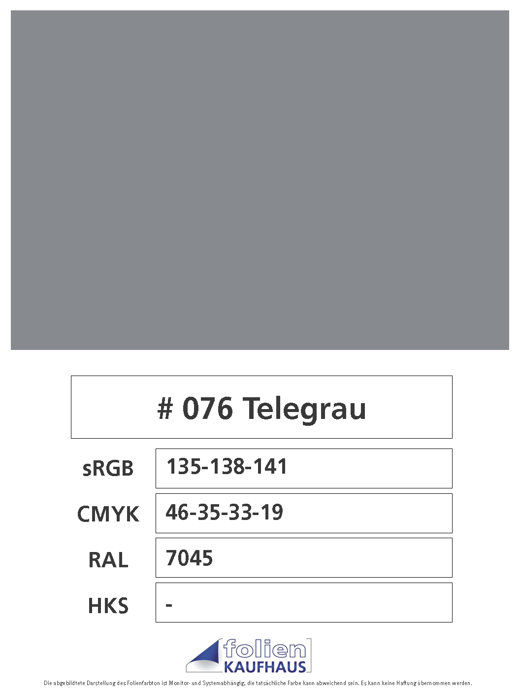 Oracal 751 - 076 Telegrau