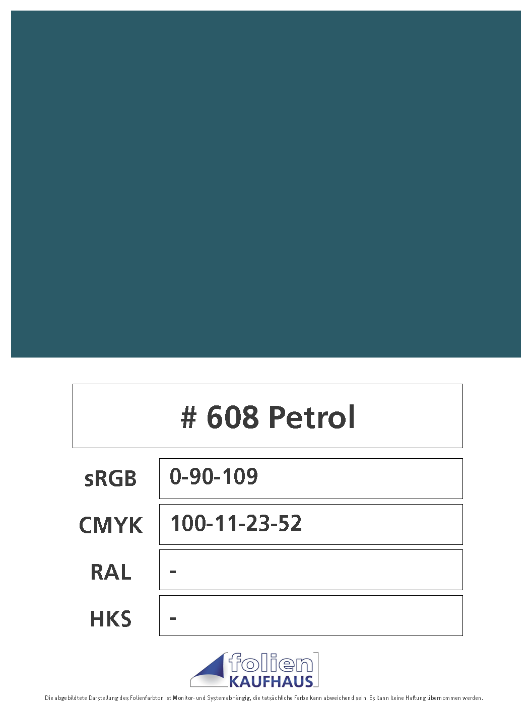 Oracal 751 - 608 Petrol