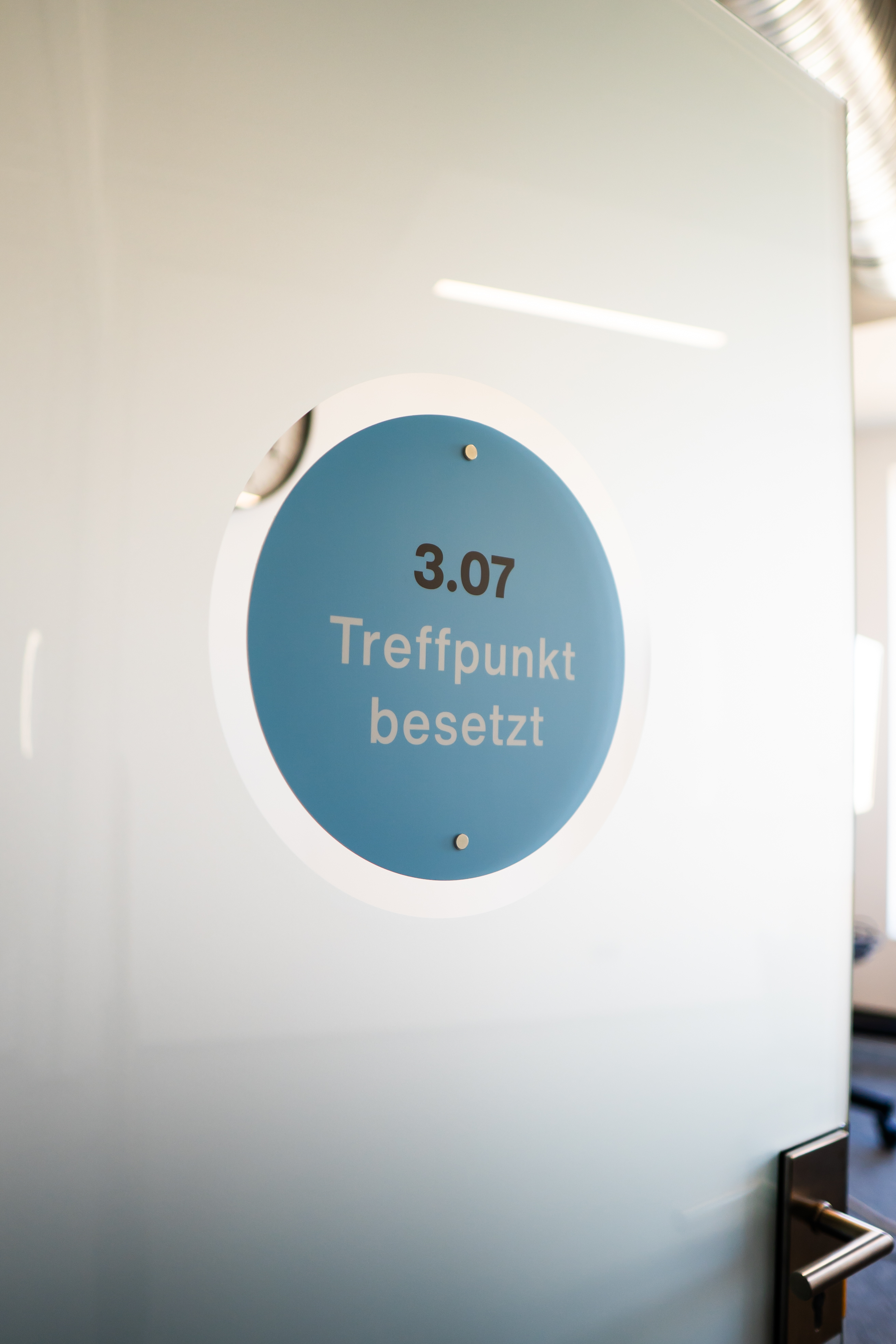 Magnetisches Wechselschild rund D= 300 mm