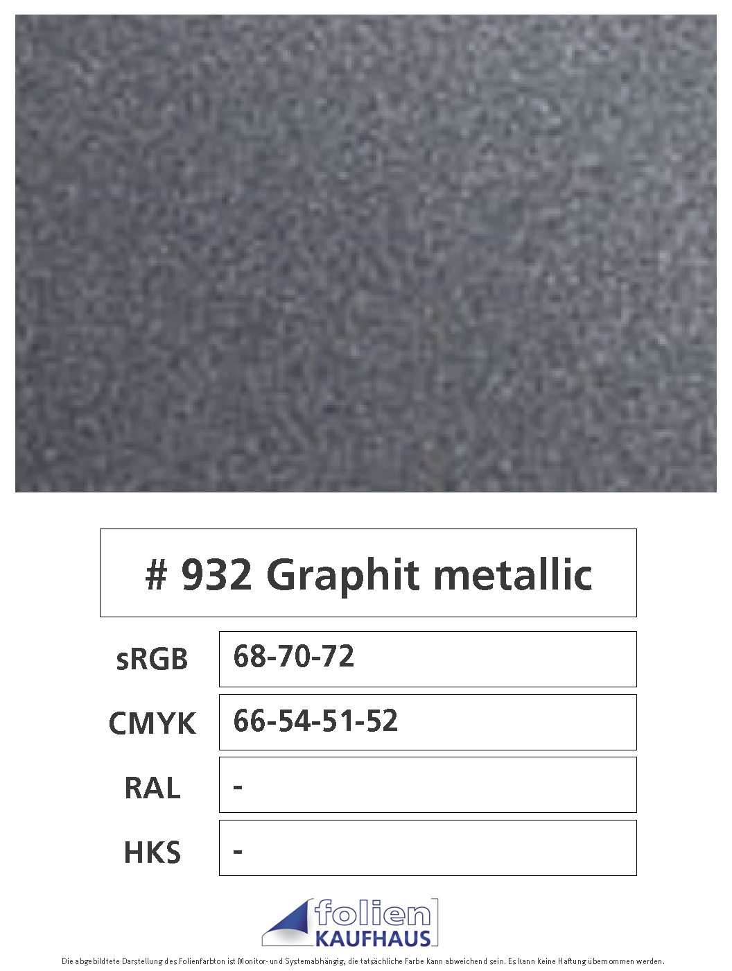 Oracal 751 - Graphit metallic